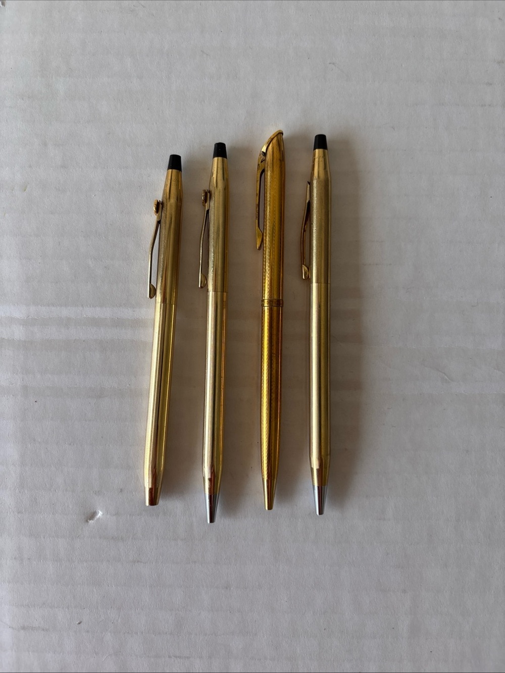 Gold Ballpoint Pen Set — Classic Gold Finish